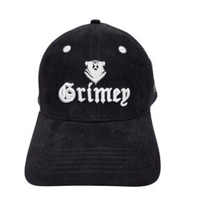 Authentic Merkley Headgear 5 Panel Trucker Hat GRIMEY Mesh Black Snapback Casual